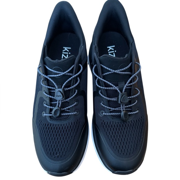 Kizik London Sneakers Mens size 10 - Black Athletic Slip on Hands Free Comfort - Picture 2 of 5
